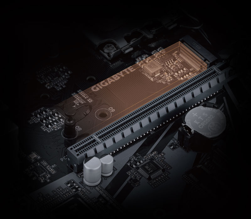 M.2-разъем NVMe PCIe Gen3 x4