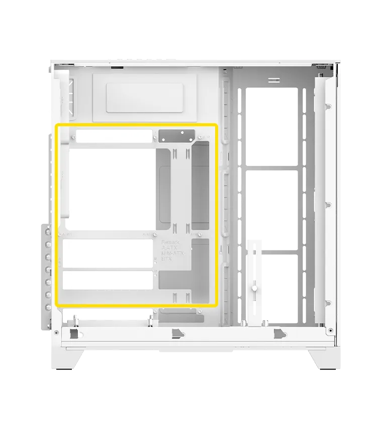 Совместимо с материнскими платами со скрытыми разъемами.