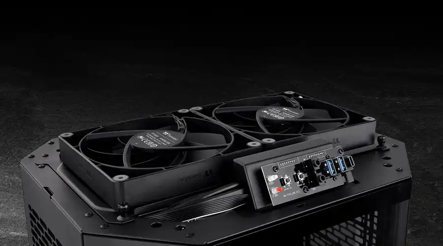 Два предустановленных вентилятора охлаждения для ПК CT140