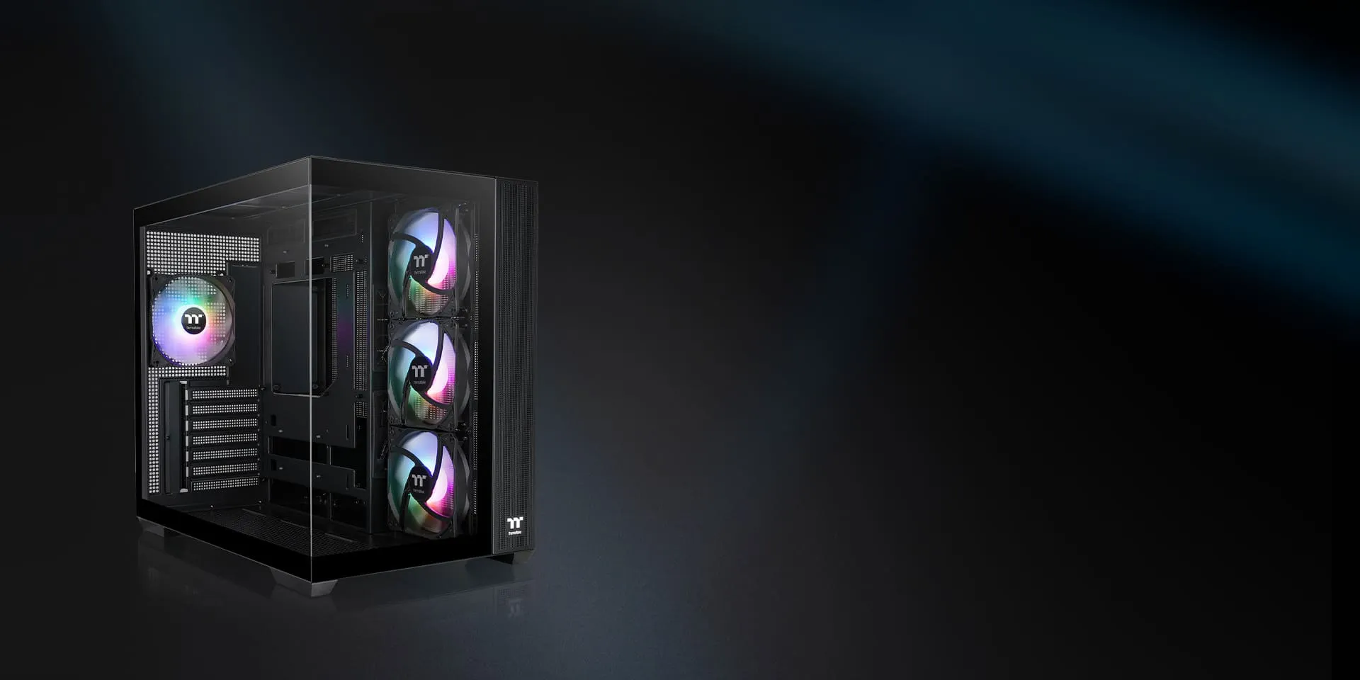 Четыре предустановленных 120-мм вентилятора ARGB Lite с гидравлическими подшипниками