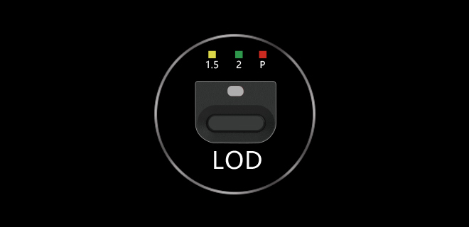 3 типа переключателей настройки LOD