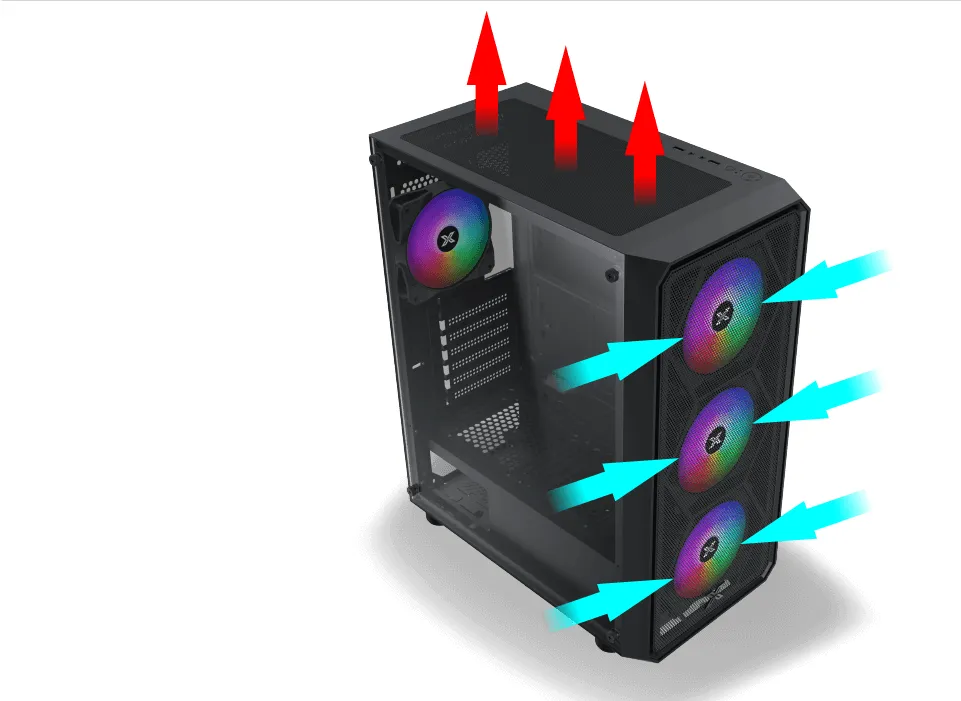 Превосходная конструкция системы вентиляции и циркуляции воздуха.