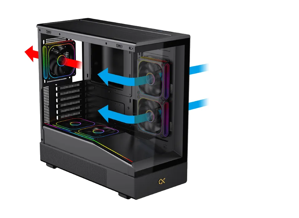 Превосходная конструкция системы вентиляции и циркуляции воздуха.