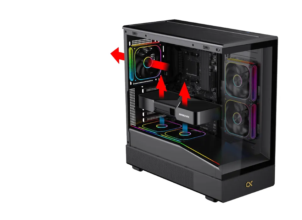 Вертикальное охлаждение для графических процессоров следующего поколения