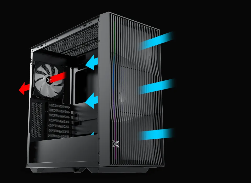 Превосходная конструкция системы вентиляции и циркуляции воздуха.