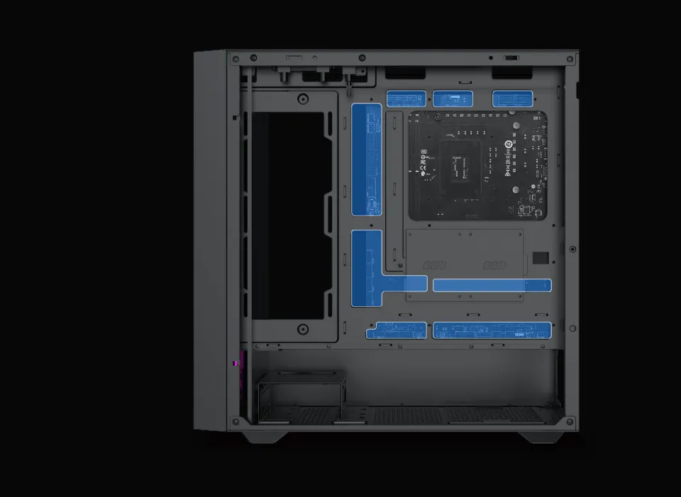 Поддержка разъема ATX на задней панели материнской платы