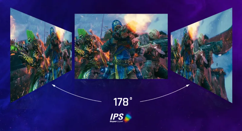 Игры без бликов с SuperClear® IPS