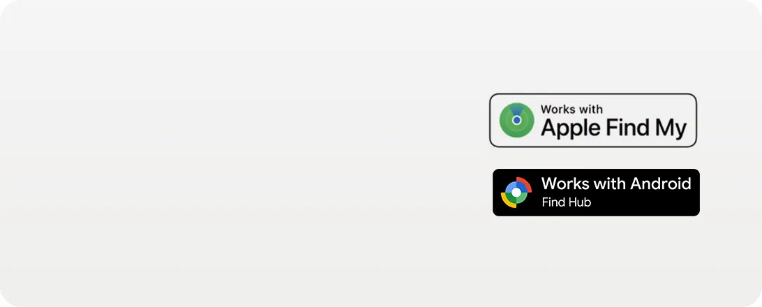 Совместимо с Apple Find My и Google Find Hub