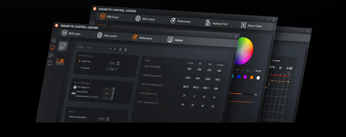 Центр управления GIGABYTE