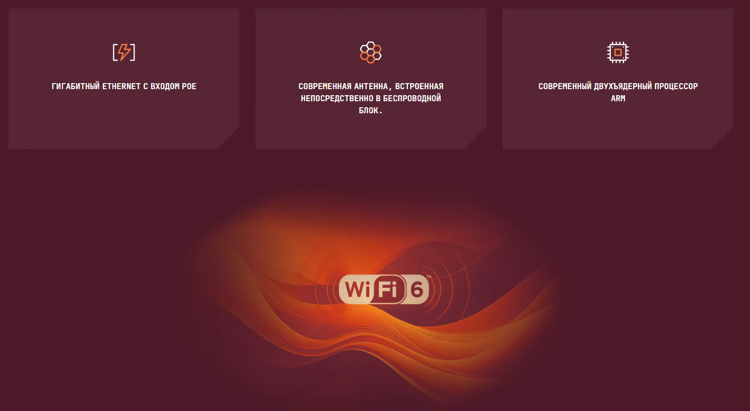 надежный Wi-Fi 6 с возможностью подключения на большие расстояния
