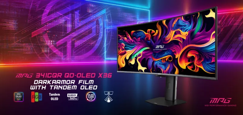 MSI MPG 341CQR QD-OLED X36