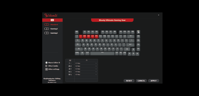 Программа для редактирования Bloody KeyDominator