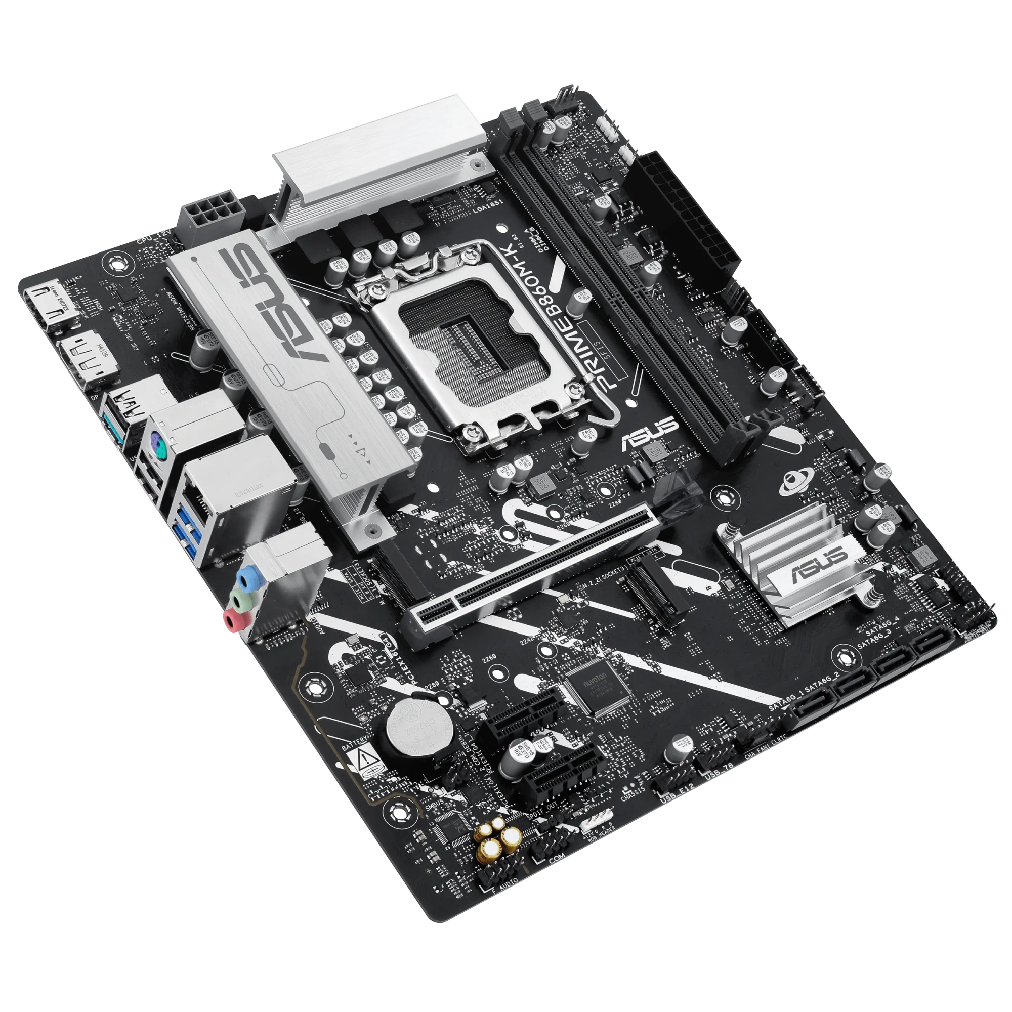 Материнская плата Asus PRIME B860M-K [LGA 1851, Intel B860, 2xDDR 5, 2xM.2, 1xPCI-E x16, Micro-ATX]