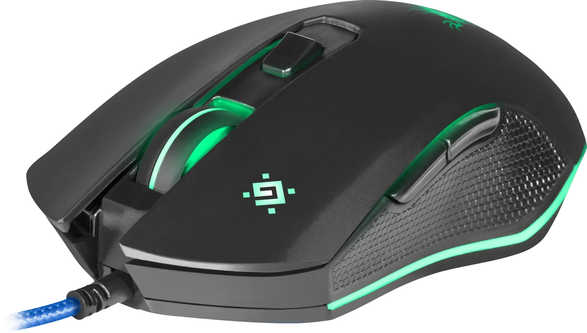 Мышь Defender Sky Dragon GM-090L (52090) [проводная, светодиодная, 3200 DPI, подсветка, черная]
