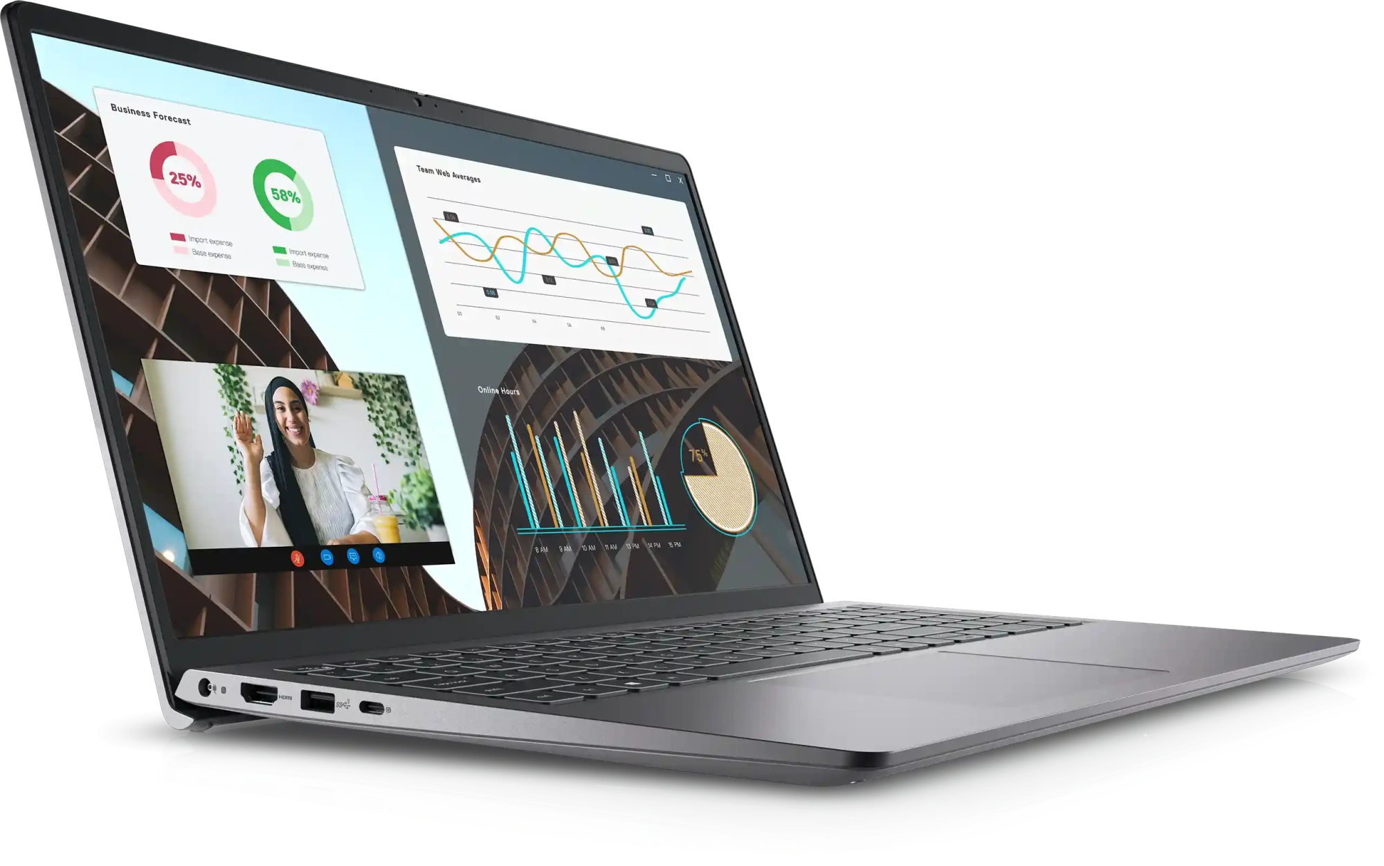 Ноутбук Dell Vostro 3530 (210-BGLW N1601PVNB3530EMEA01) [15.6" Full HD, Core i7-1355U, 8 ГБ ОЗУ, 512 ГБ SSD, Windows 11 Pro]