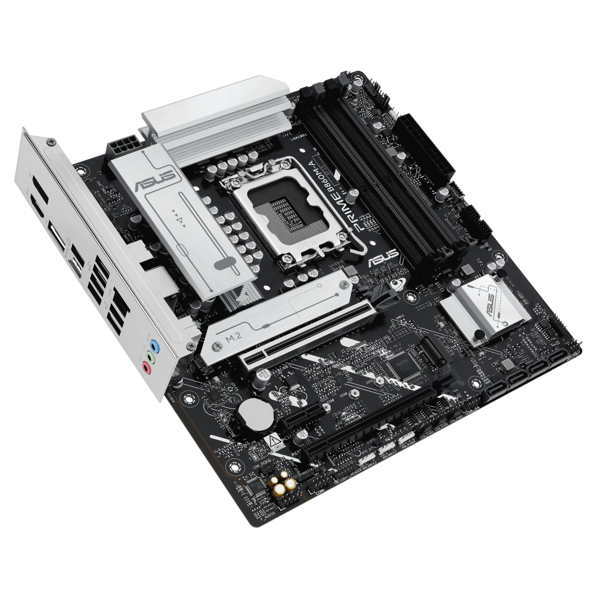 Материнская плата Asus PRIME B860M-A-CSM [LGA 1851, Intel B860, 2xDDR 5, 2xM.2, 2xPCI-E x16, Micro-ATX]