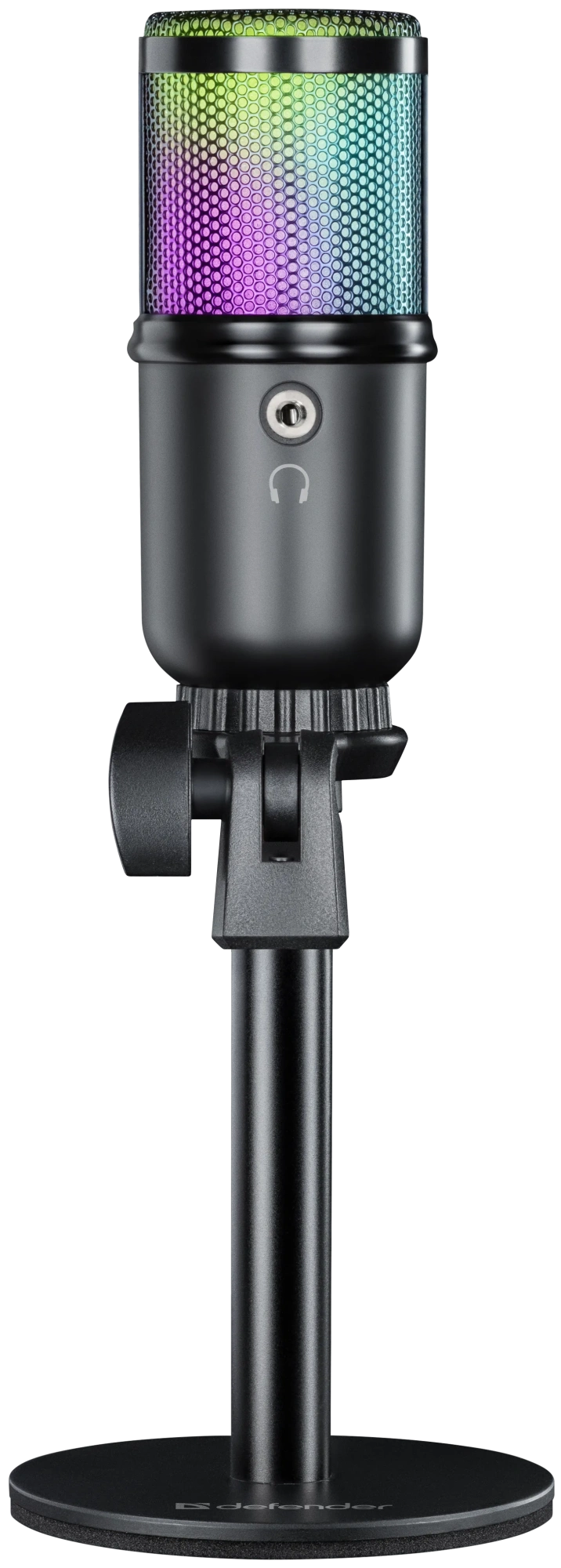 Микрофон Defender Glow GMC 400 (64640), 30-18000Hz, 34dB, 1.3m cable, Черный