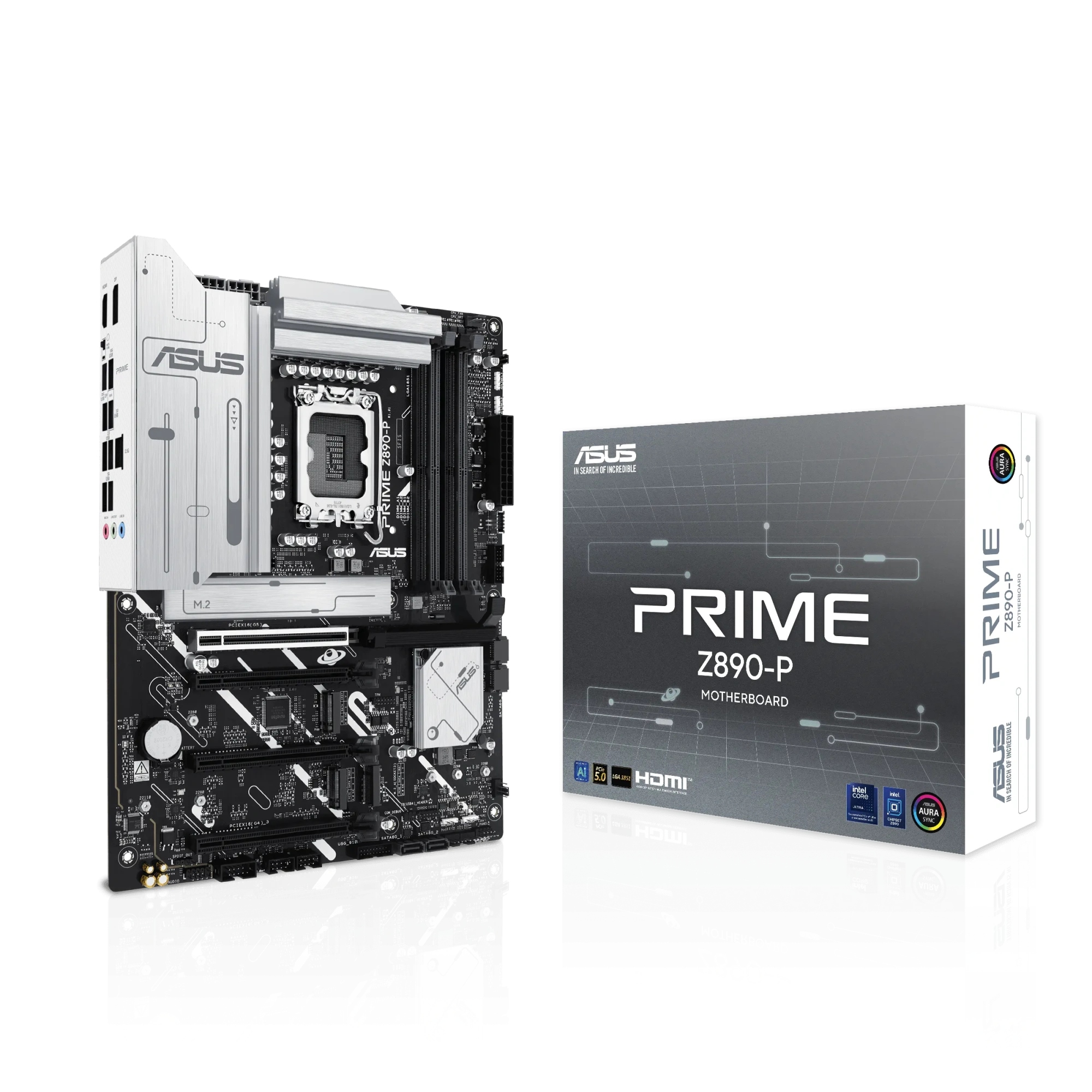Материнская плата Asus PRIME Z890-P [LGA 1851, Intel Z890, 4xDDR 5, 4xM.2, 4xPCI-E x16, Standard-ATX]