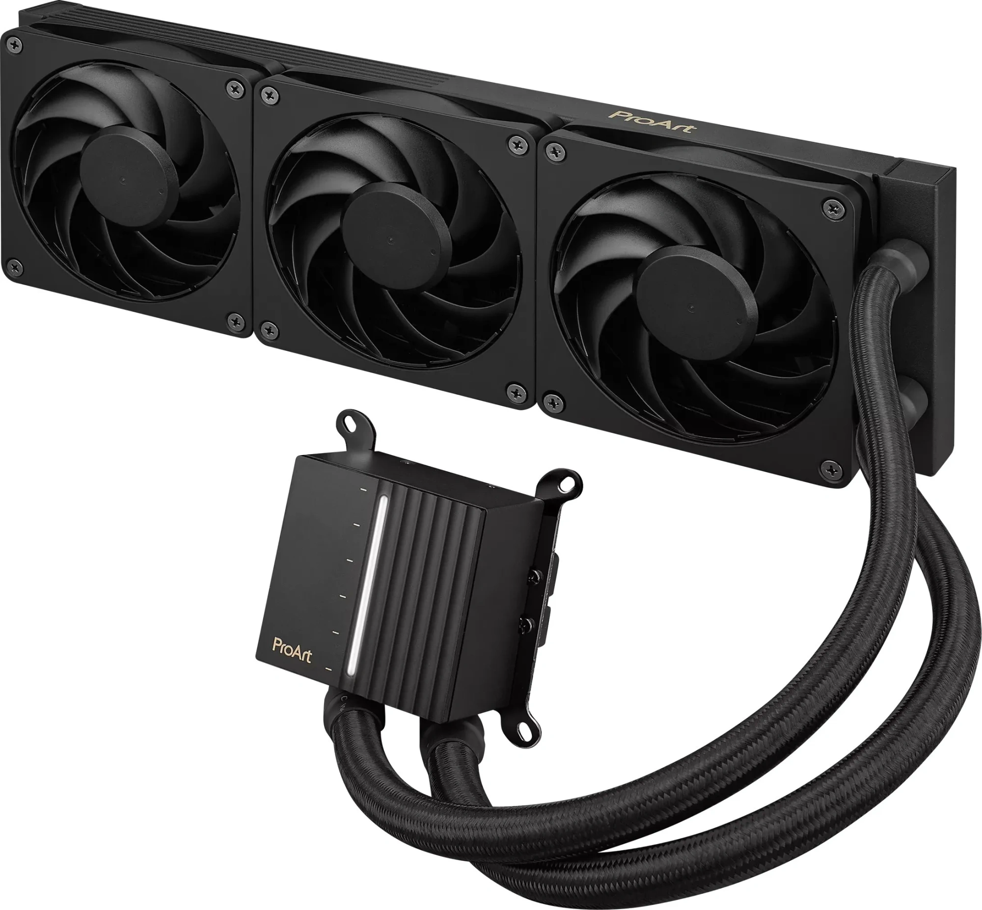 СЖО ASUS ProArt LC 360, 3x Alphacool Apex Stealth Metal Power fans, up to 3000RPM,  Cooper Water Block, BOX