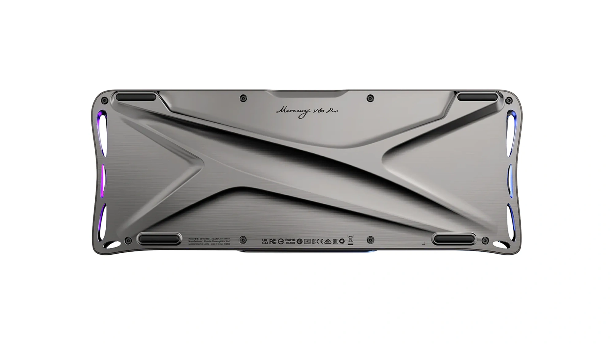 Клавиатура Gravastar Mercury V60 Pro GunMetal [Магнитная, проводная, клавиш - 64, подсветка, черная]