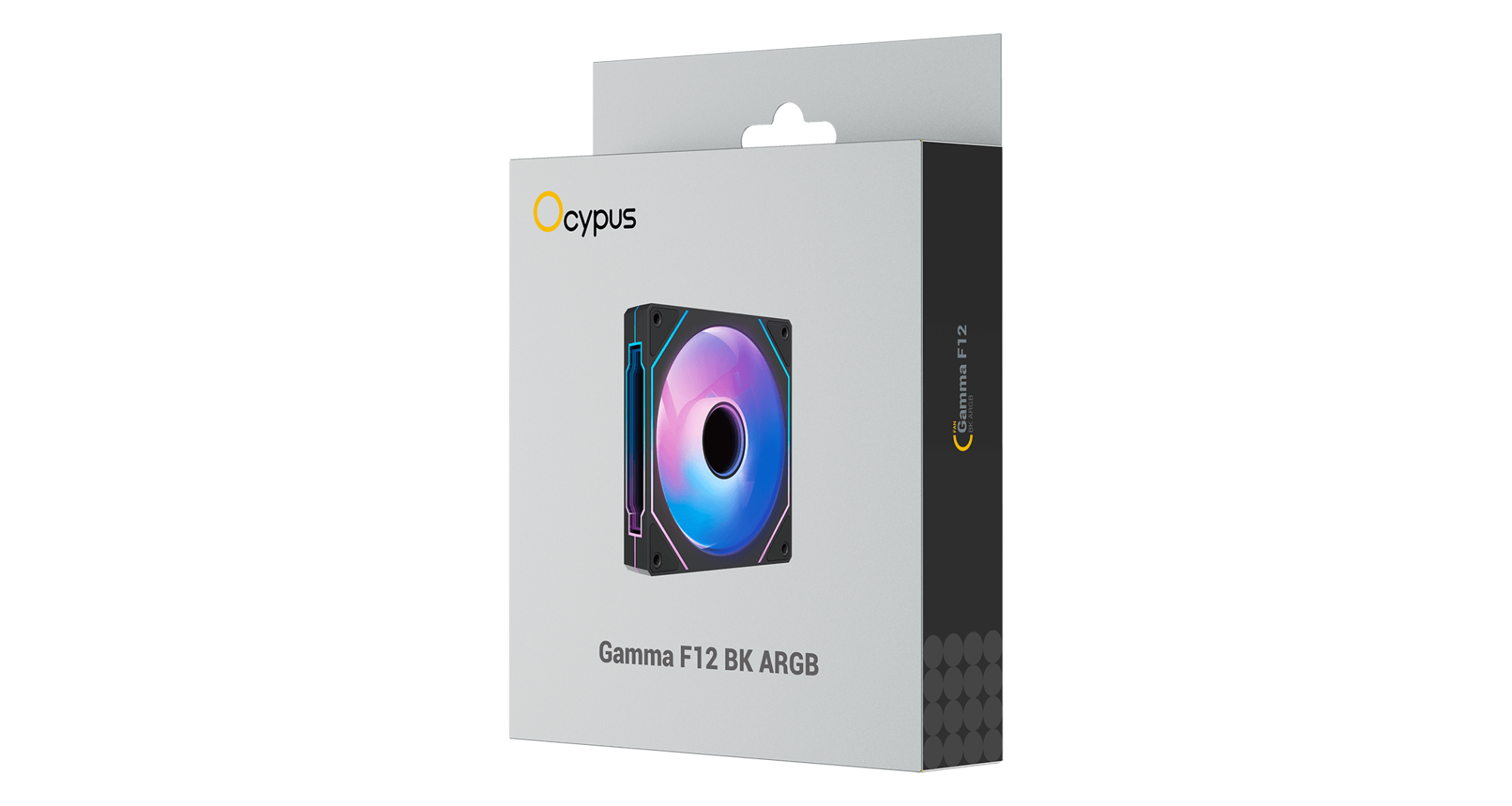 Вентилятор для корпуса Ocypus Gamma F12 BK ARGB 1x(120x120x25mm) 800-1600RPM 50CFM Черный