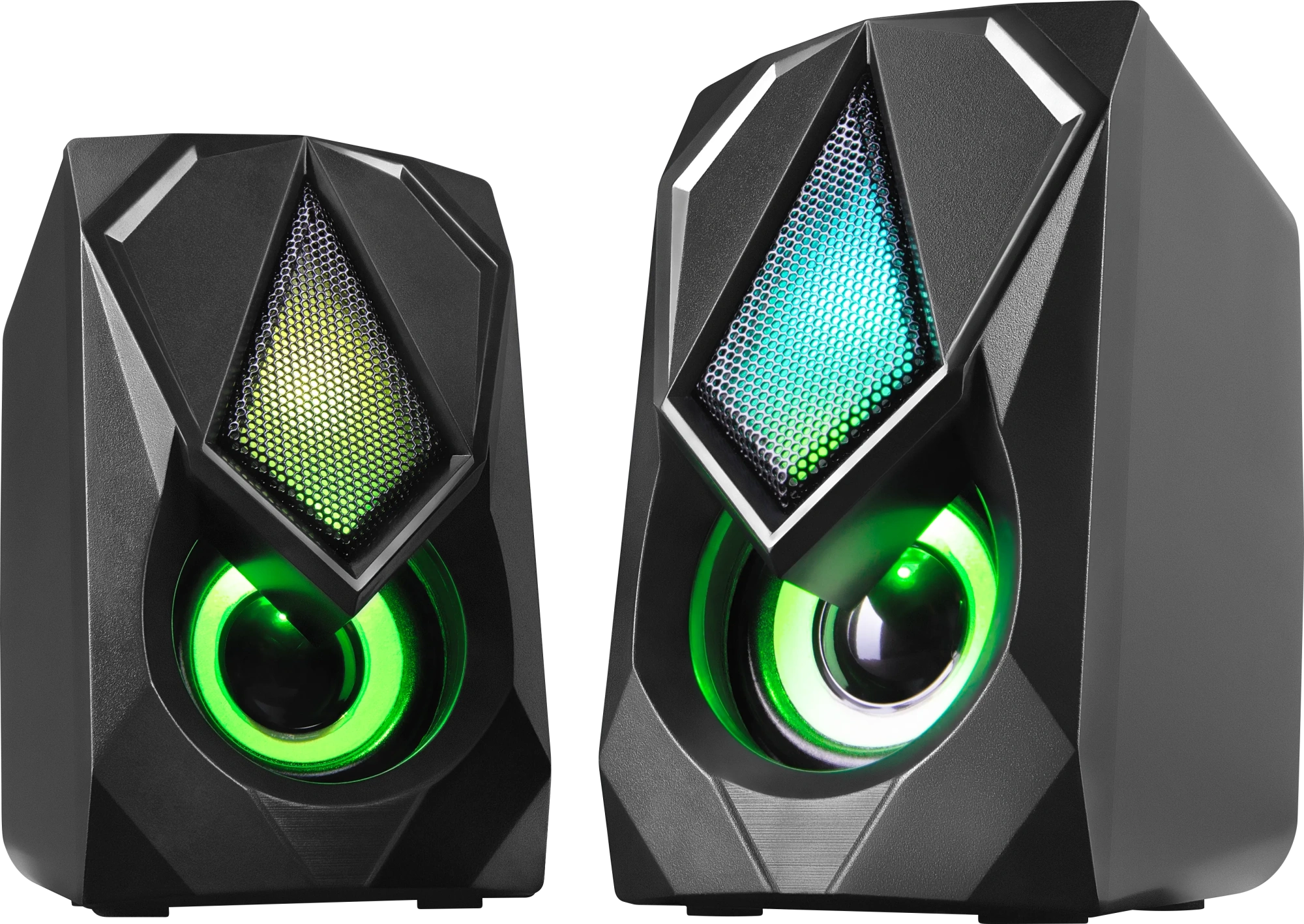 Колонки стерео Defender Solar 1, 6Вт, подсветка, питание от USB