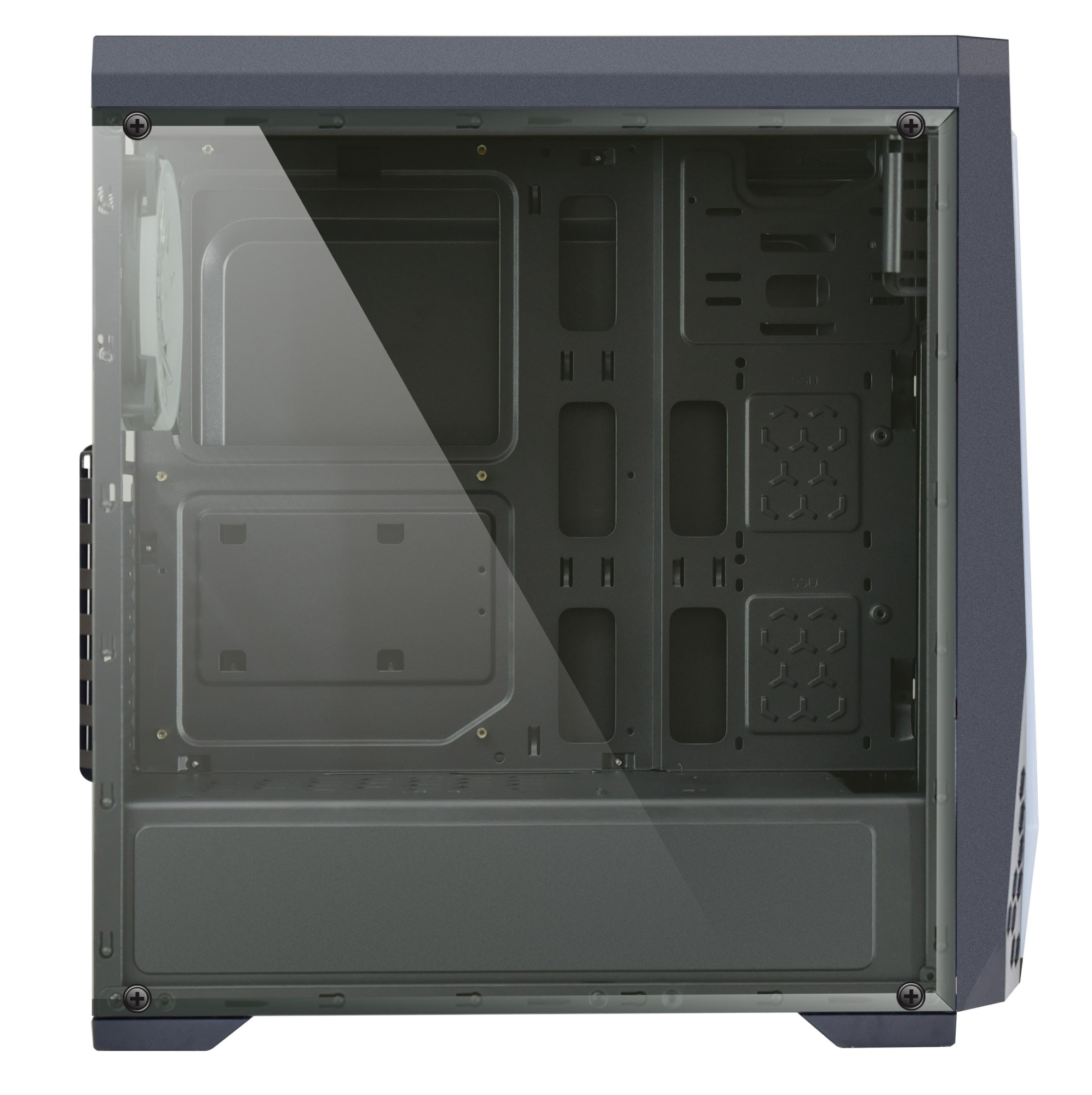 Корпус Wintek Arrow K163 TG [Midi Tower, 1 × 120 мм, Черный]