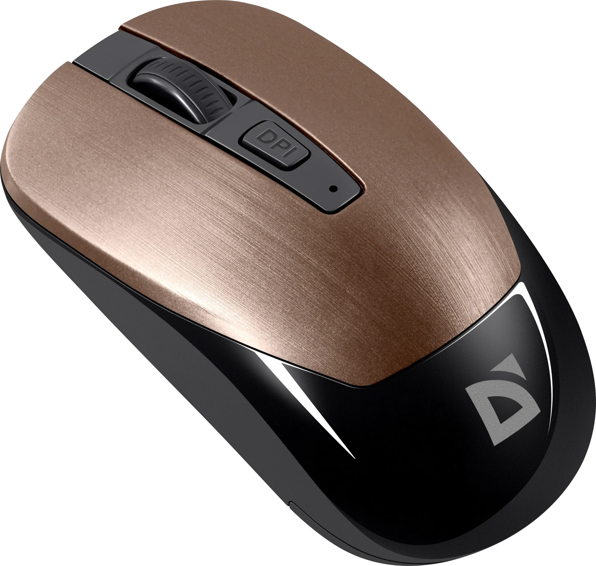 Мышь Defender Wave MM-995 (52995) [беспроводная, светодиодная, 1600 DPI, коричневый]