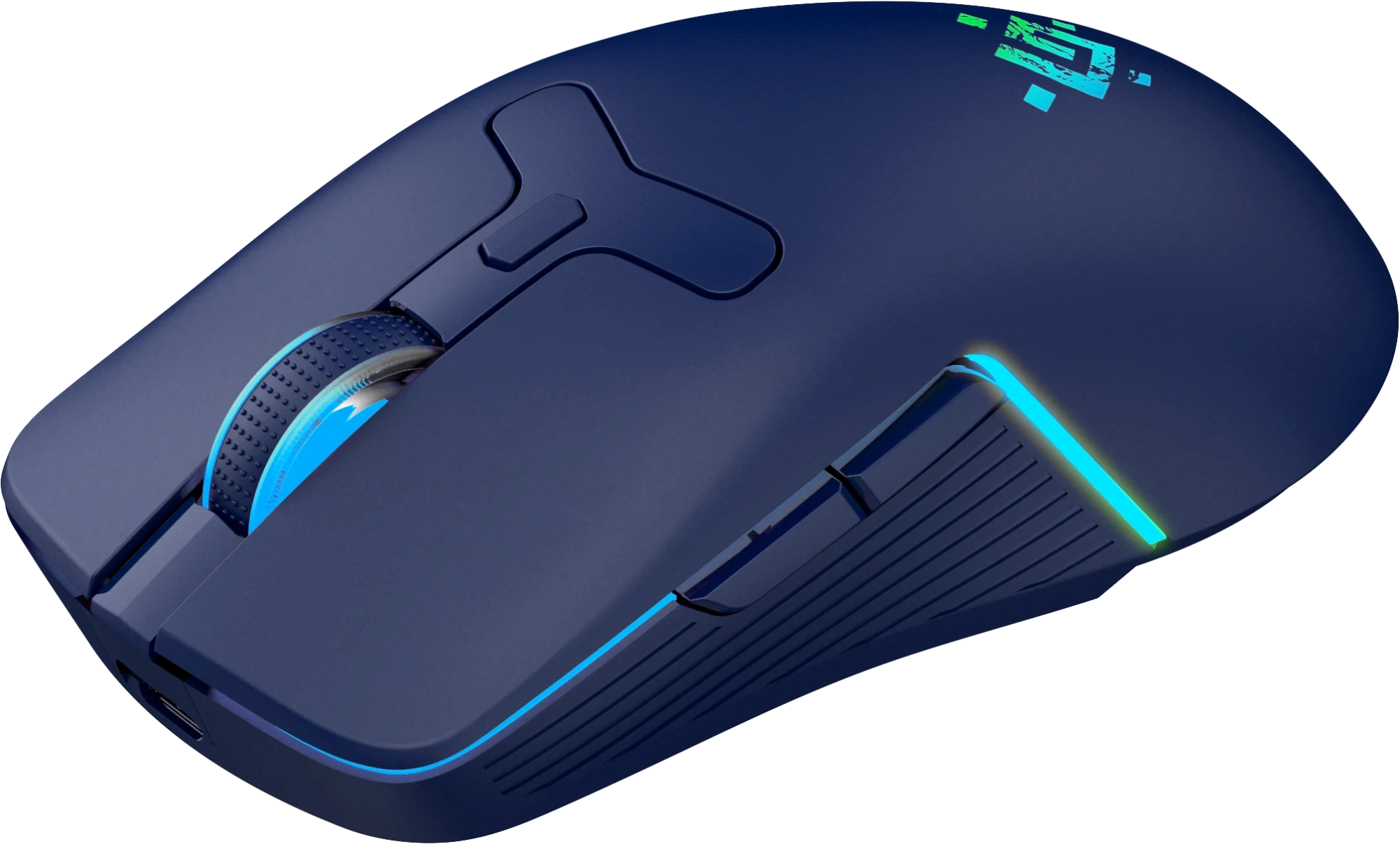 Мышь Defender Solas GM-142 (52143) [беспроводная, светодиодная, 12000 DPI, 1000 Гц подсветка, черная]