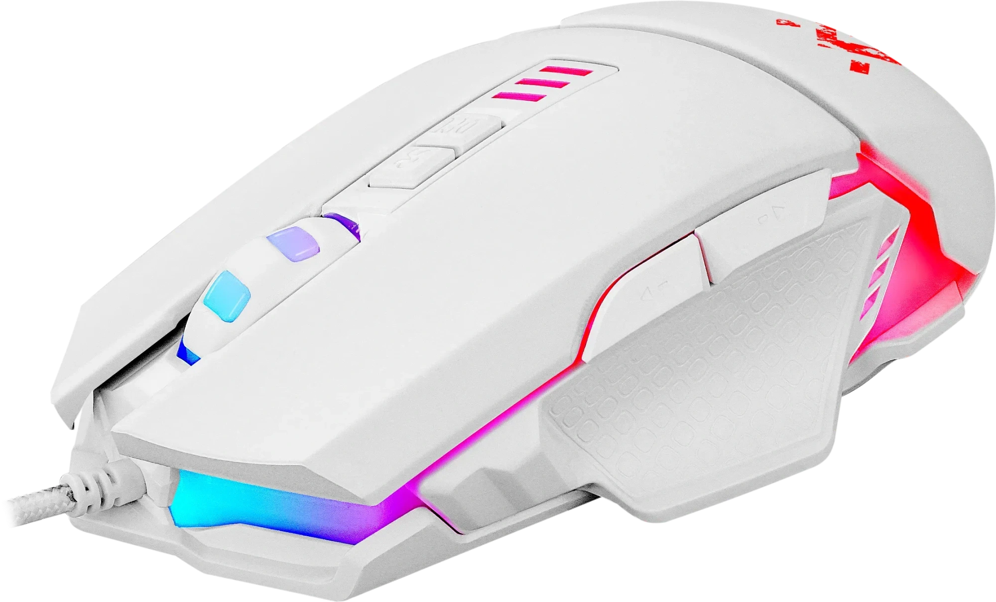 Мышь Defender Furia GM-543 (52544) [проводная, светодиодная, 6600 DPI, подсветка, белый]