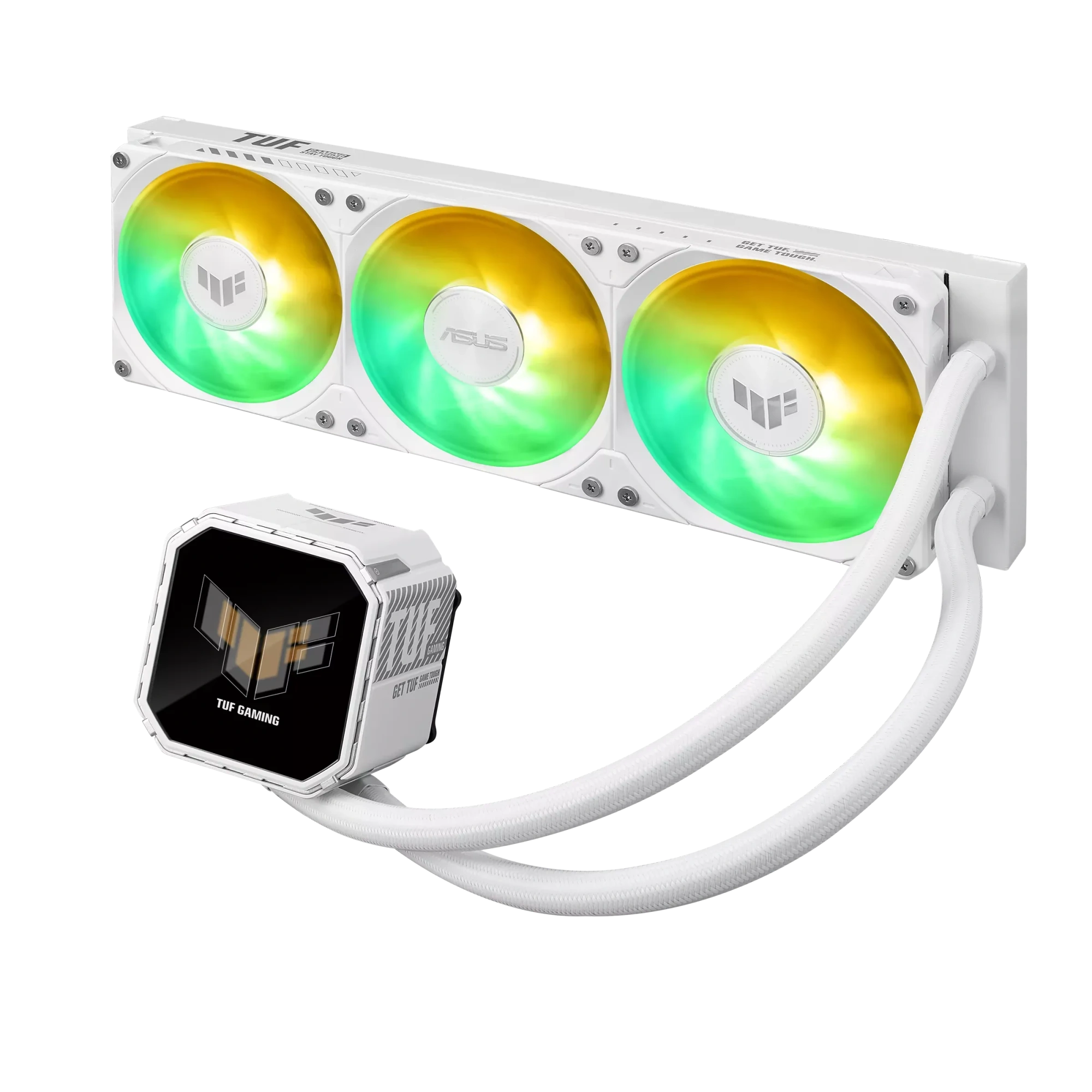Система охлаждения Asus TUF GAMING LC III 360 ARGB LCD WHT [120 мм, 2600 об/мин, 37.4 дБ, 4 pin]