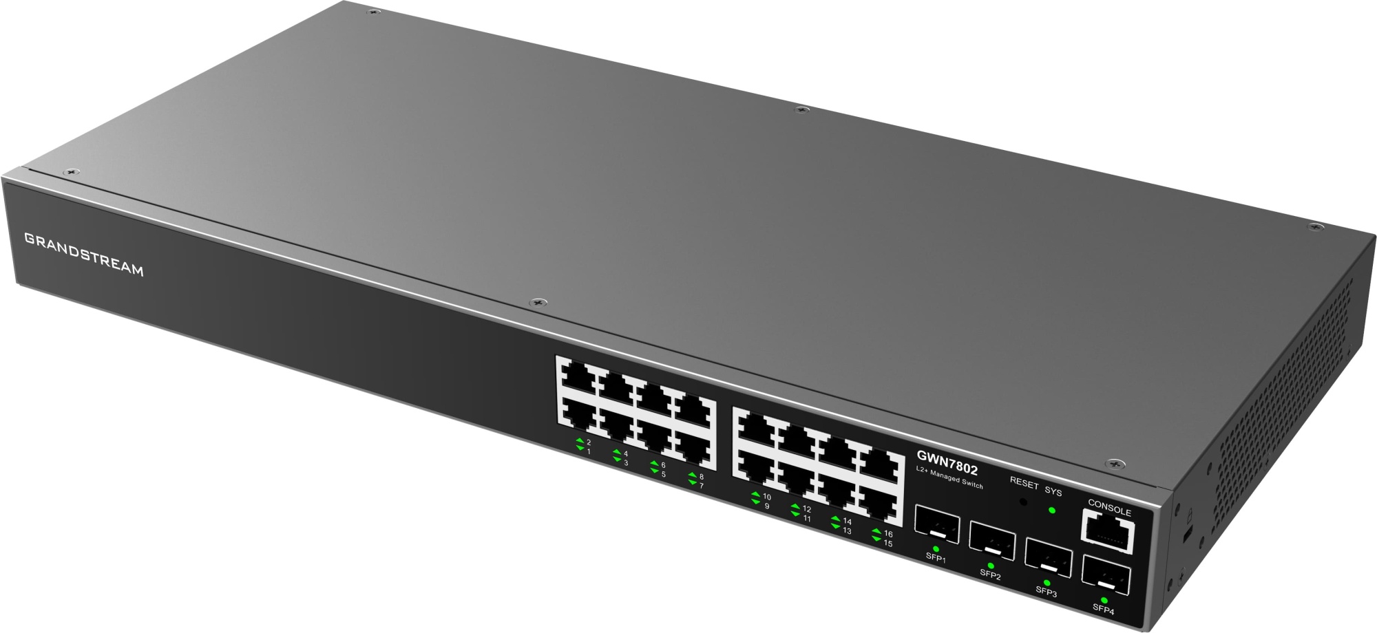 Коммутатор Grandstream GWN7802 - купить в интернет-магазине Forcecom.kz Коммутатор Grandstream GWN7802