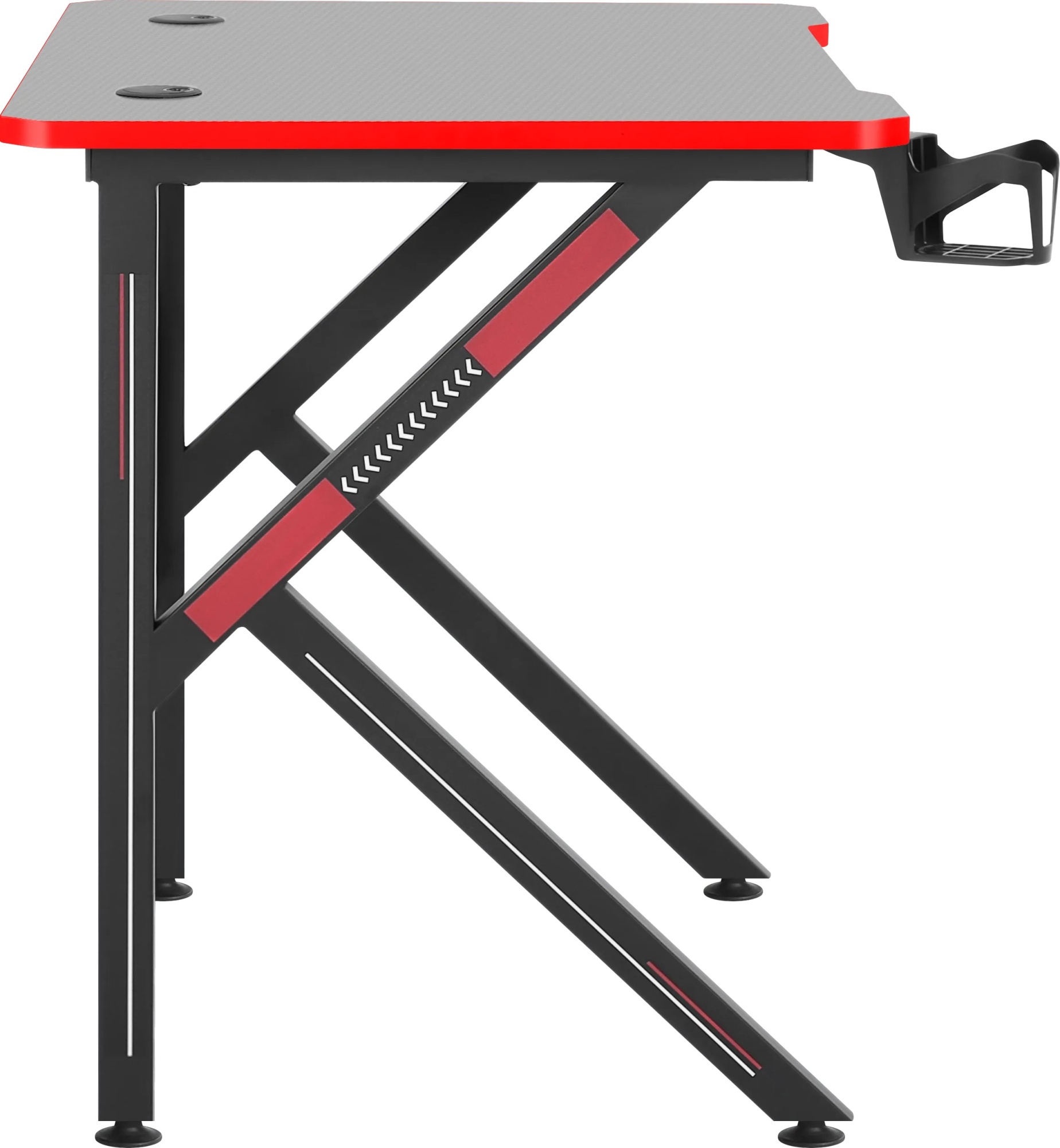 Компьютерный стол Defender Assassin чёрный + красный