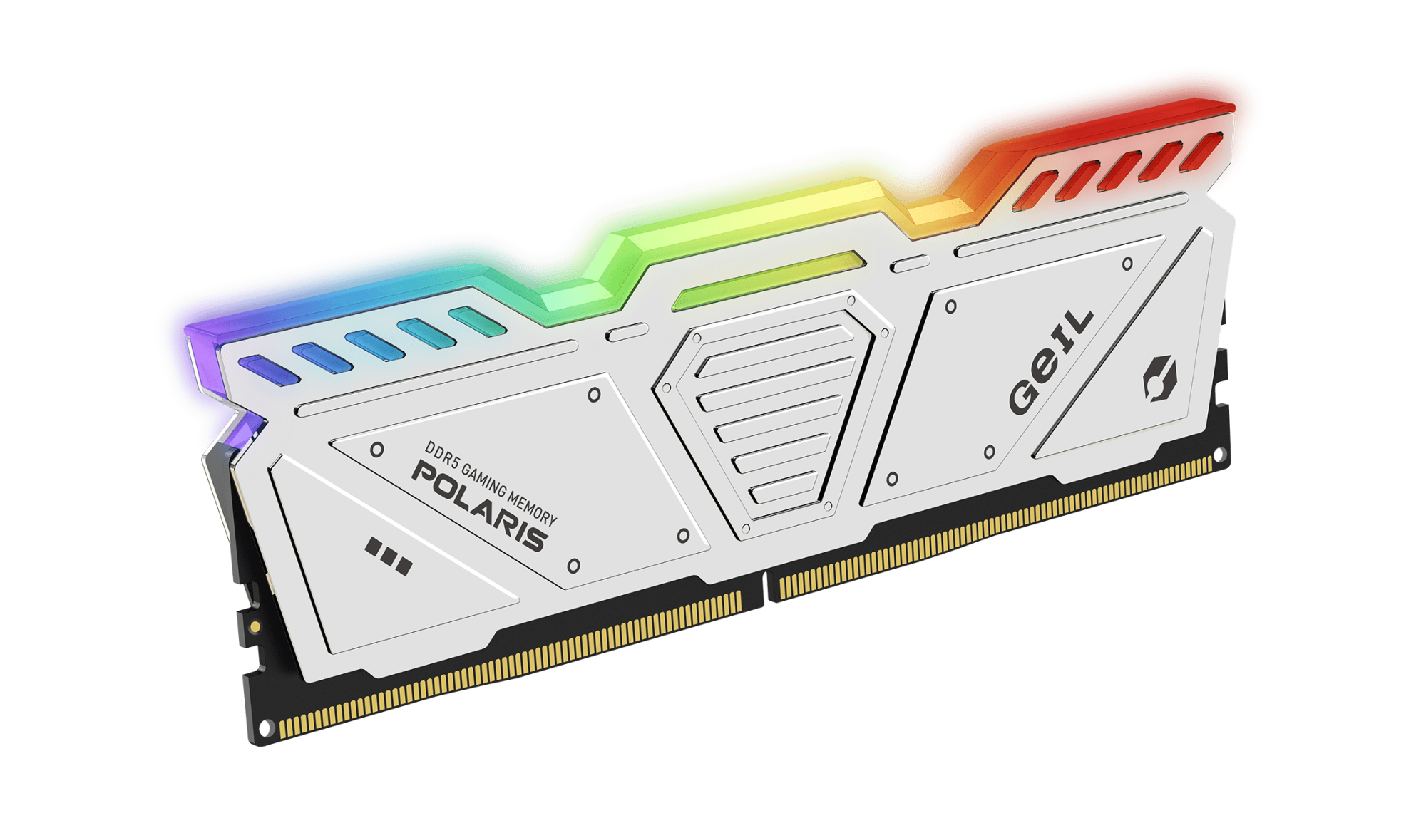 Комплект оперативной памяти Geil POLARIS RGB White (GOSW532GB5600C38ADC) [32 ГБ, DDR 5, 5600 МГц, 1.35 В, подсветка, KIT]