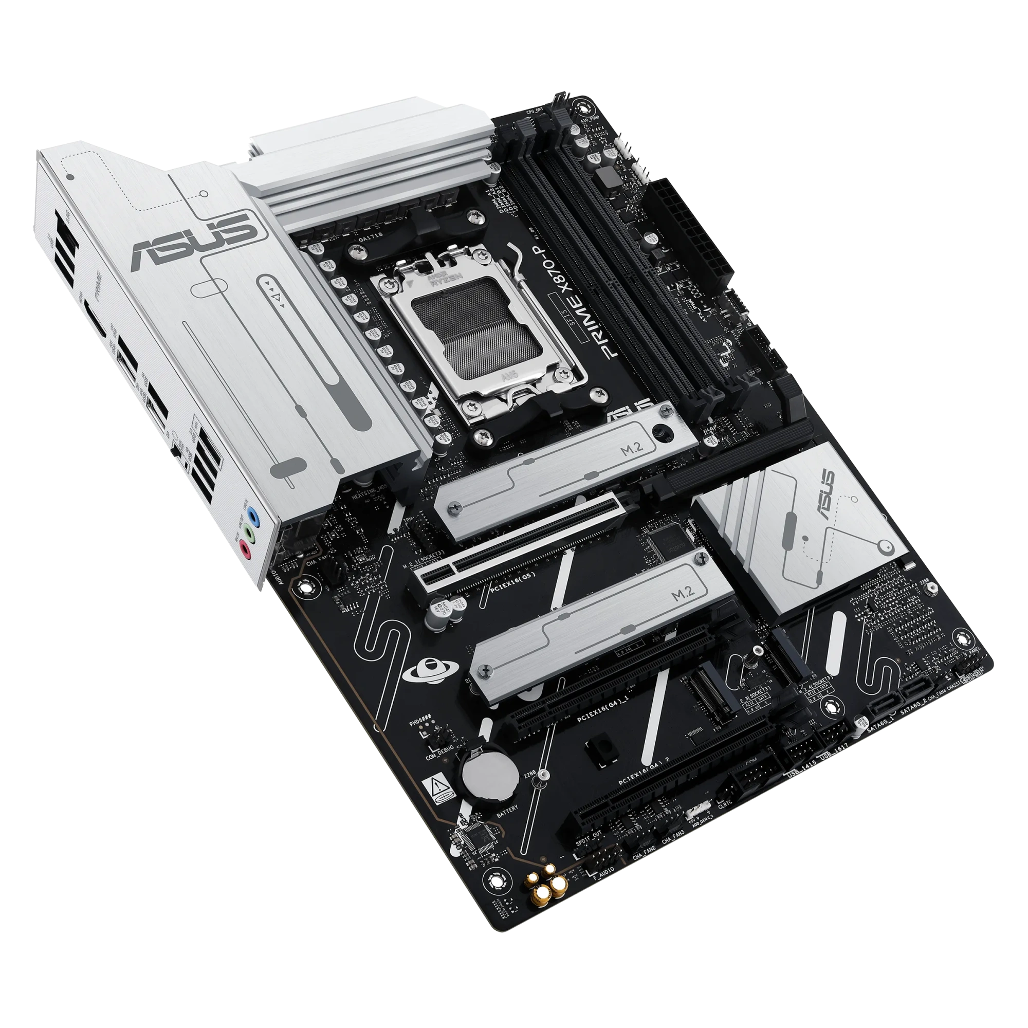 Материнская плата Asus PRIME X870-P [AM5, AMD X870, 4xDDR 5, 4xM.2, 3xPCI-E x16, Standard-ATX]