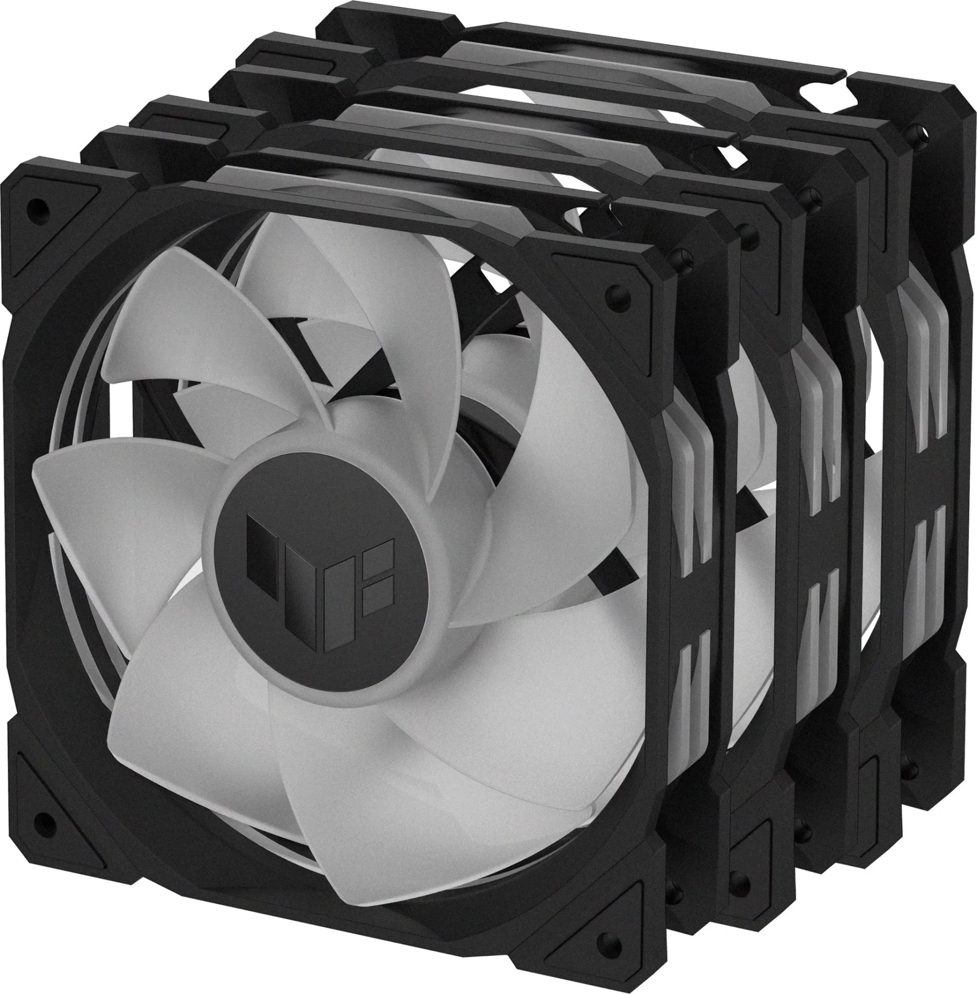 Комплект вентиляторов для корпуса Asus TUF Gaming TR120 ARGB Reverse Fan [120 мм, 2000 об/мин, 76.3 CFM, 29 дБ, PWM]