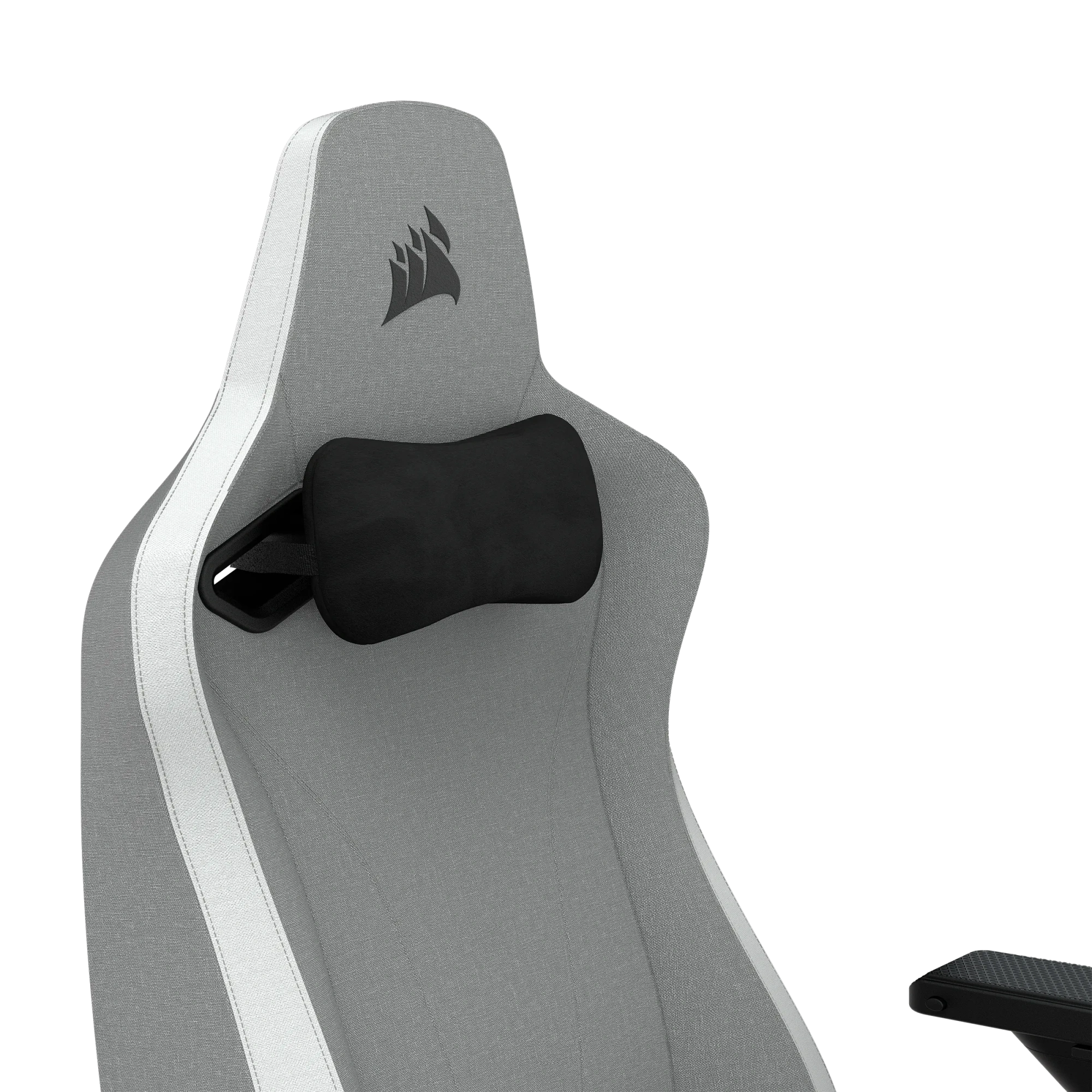 Игровое кресло CORSAIR TC200 Soft Fabric Gaming Chair, Standard Fit (CF-9010048-WW) серый