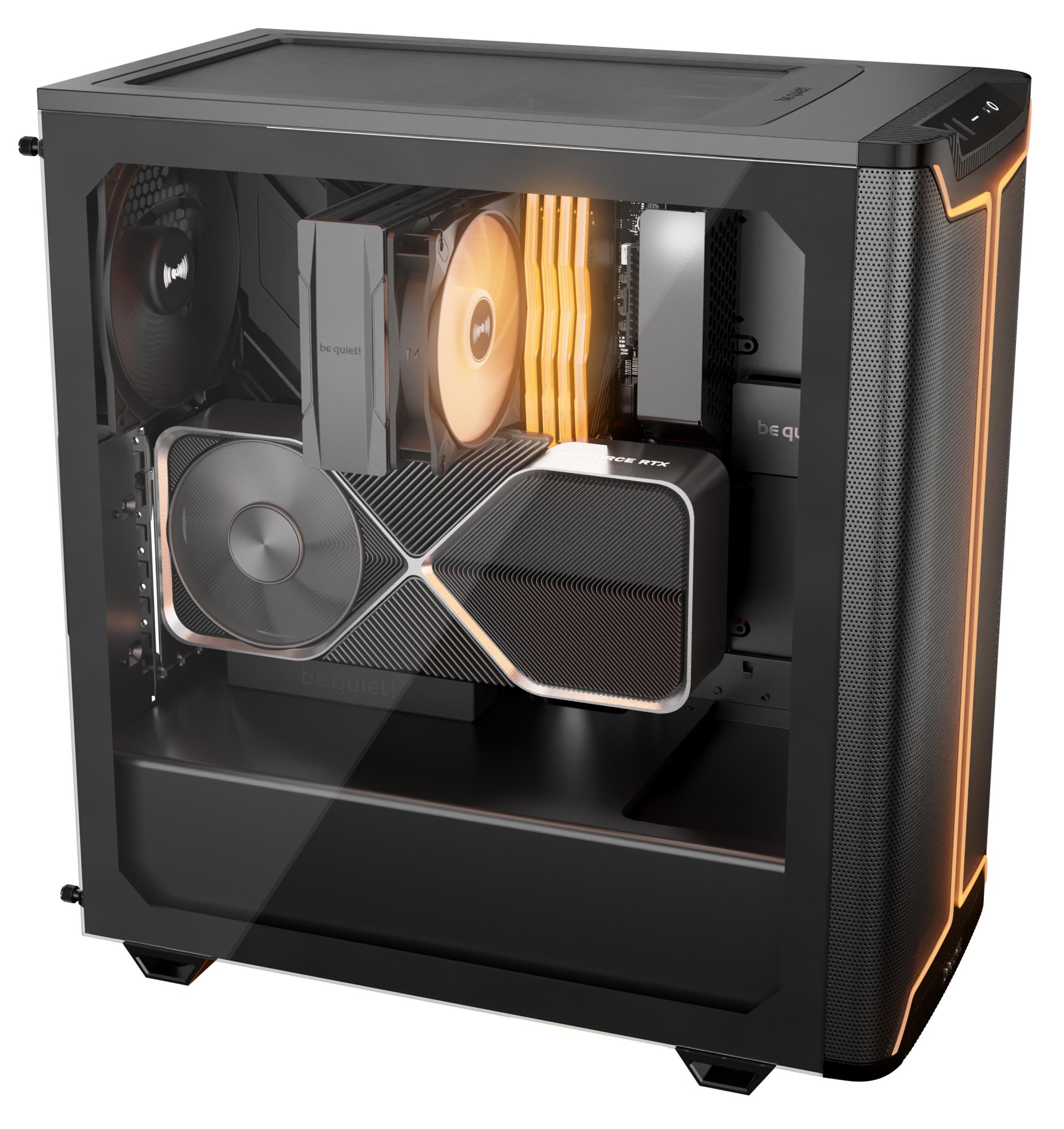 Корпус Be quiet! Pure Base 501 DX (BGW76) [Midi Tower, 3 x 140 см, черный]