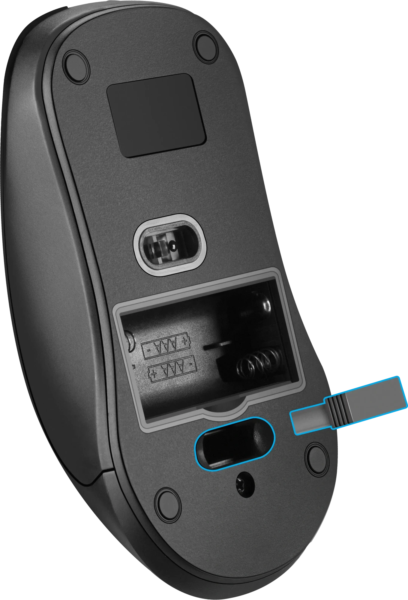 Мышь Defender Nexus MS-195 (52195) [беспроводная, светодиодная, 1600 DPI, черная]