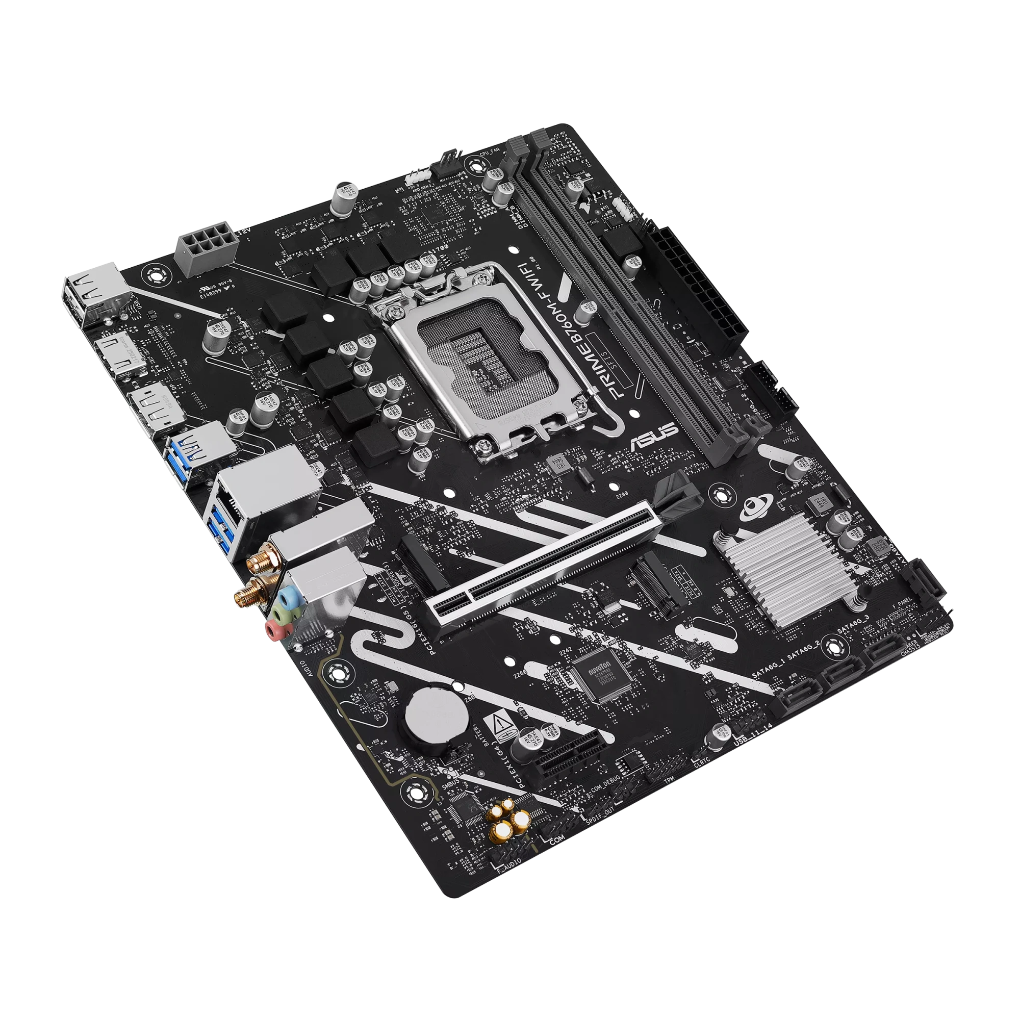 Материнская плата Asus PRIME B760M-F WIFI [LGA 1700, Intel B760, 2xDDR 5, 2xM.2, 1xPCI-E x16, Micro-ATX]