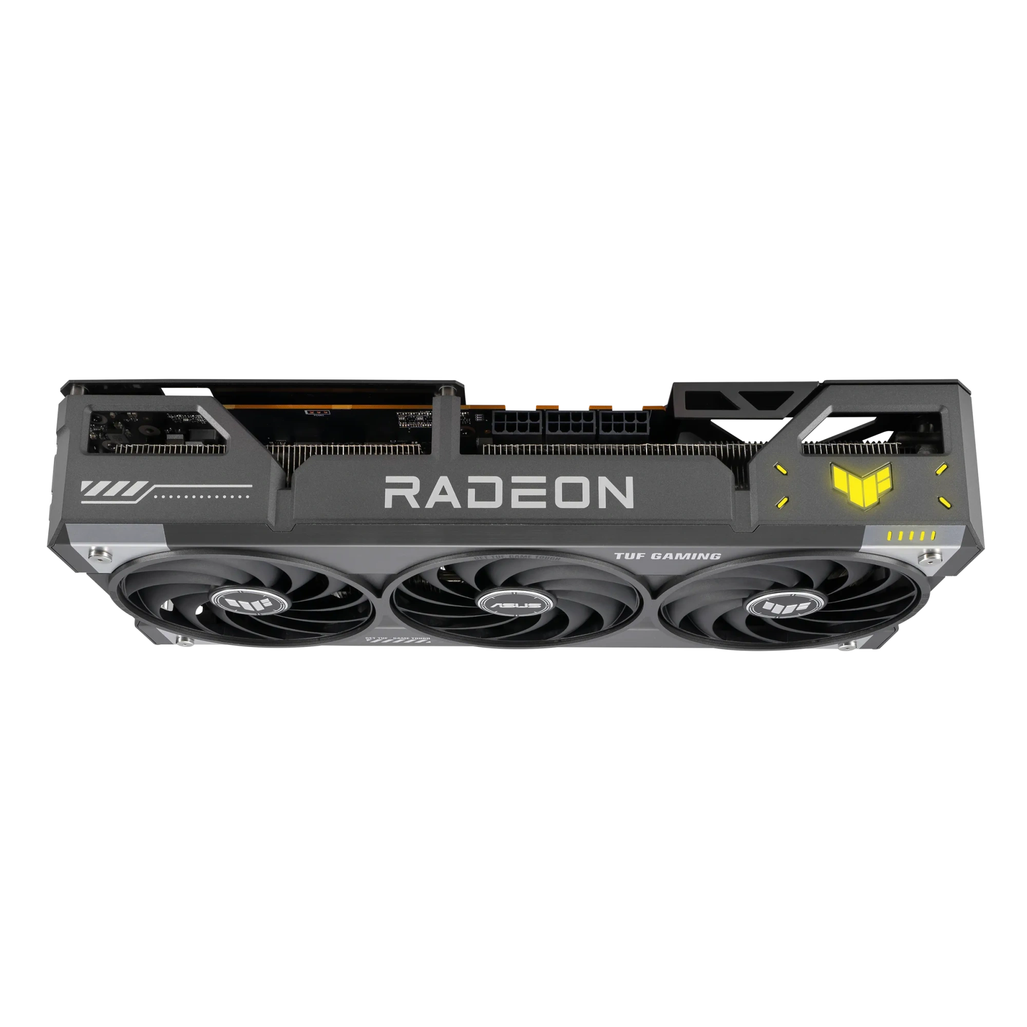 Видеокарта Asus TUF Gaming Radeon RX 9070 XT OC Edition 16GB GDDR6 (TUF-RX9070XT-O16G-GAMING) [16 ГБ, GDDR6, 256 бит, HDMI (2 шт), DisplayPort (2 шт)]