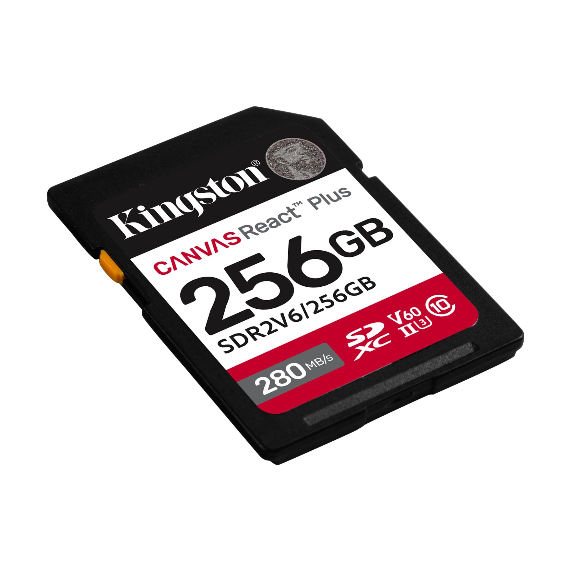 Kingston 256GB SDXC Canvas React Plus SDXC UHS-II 280R/150W U3 V60