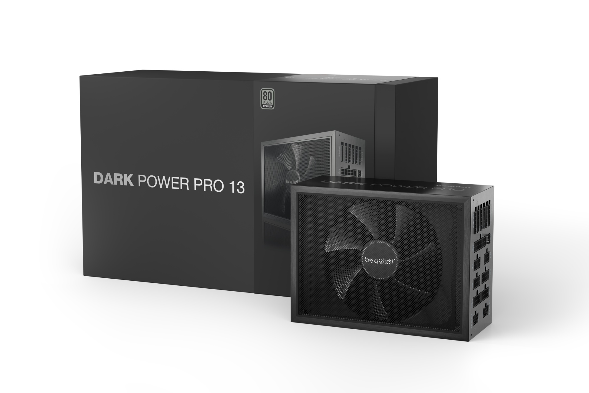 Блок питания Be quiet! Dark Power Pro 13 (BN331) [1300 Вт, 80 PLUS Titanium, 16x SATA, 6x 6+2 pin, 2x 16 pin (12VHPWR) PCIe, 1x 4+4 pin, 1x 8 pin CPU, ATX]