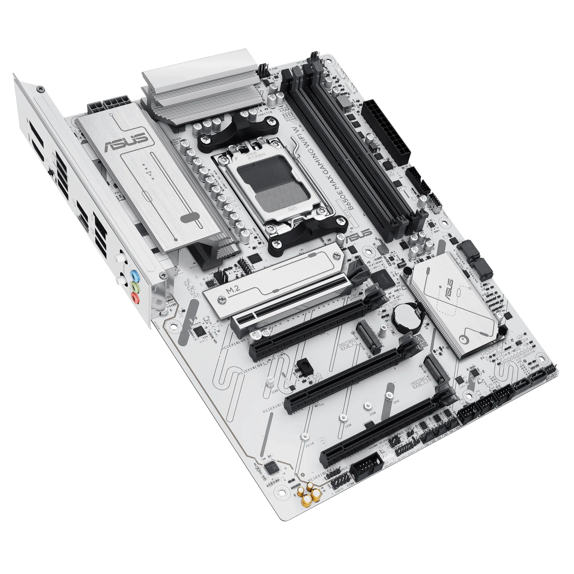 Материнская плата Asus B650E MAX GAMING WIFI W [AM5, AMD B650, 4xDDR 5, 3xM.2, 4xPCI-E x16, Standard-ATX]