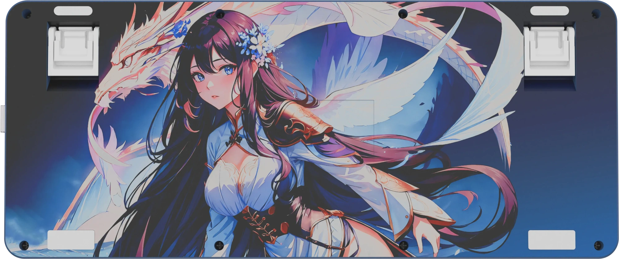 Клавиатура Redragon Flekact Pro (72616) [Механическая, беспроводная, клавиш - 81, подсветка, белая]