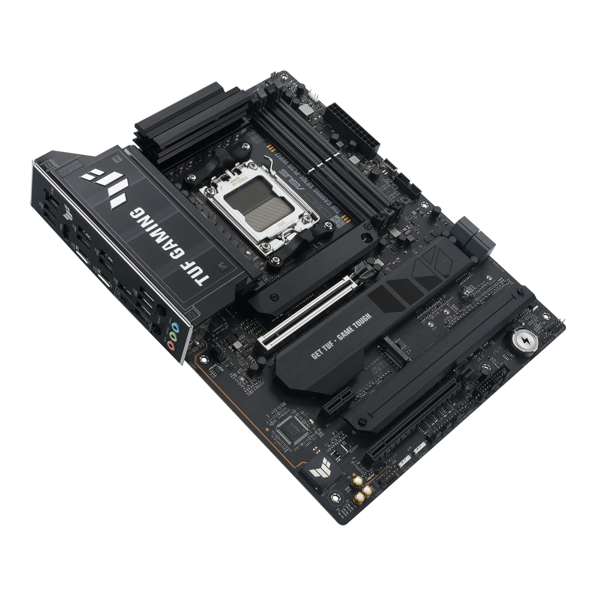 Материнская плата Asus TUF GAMING X870E-PLUS WIFI7 [AM5, AMD X870E, 4xDDR 5, 4xM.2, 2xPCI-E x16, Standard-ATX]