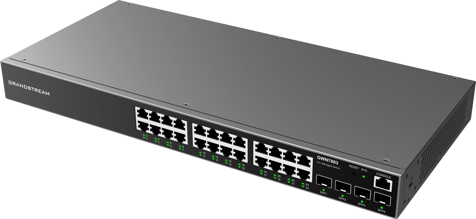 Коммутатор Grandstream GWN7803 - купить в интернет-магазине Forcecom.kz Коммутатор Grandstream GWN7803