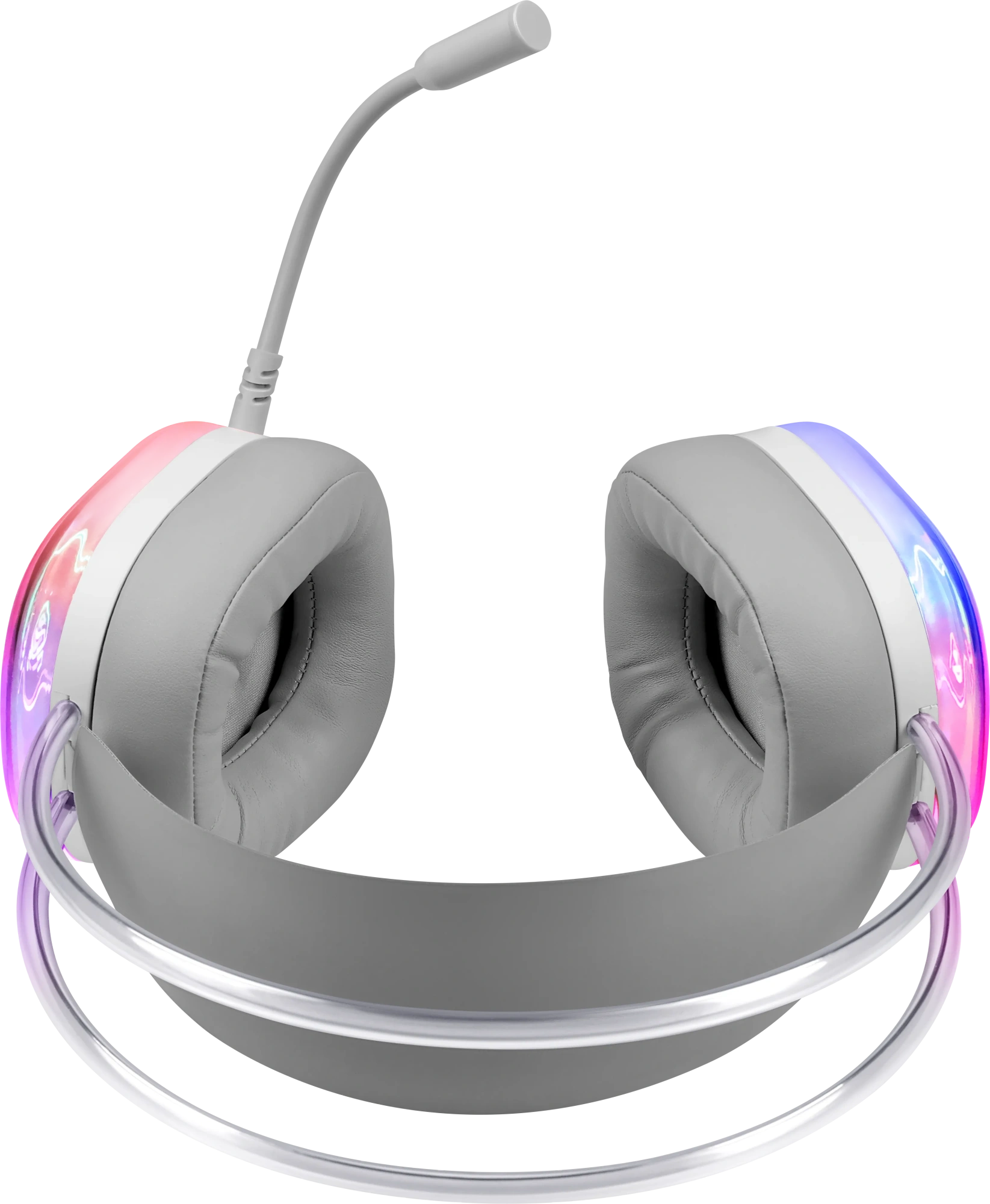 Гарнитура Defender Cyborg (белый), игровая, 7.1, RGB Garnitura (64575)