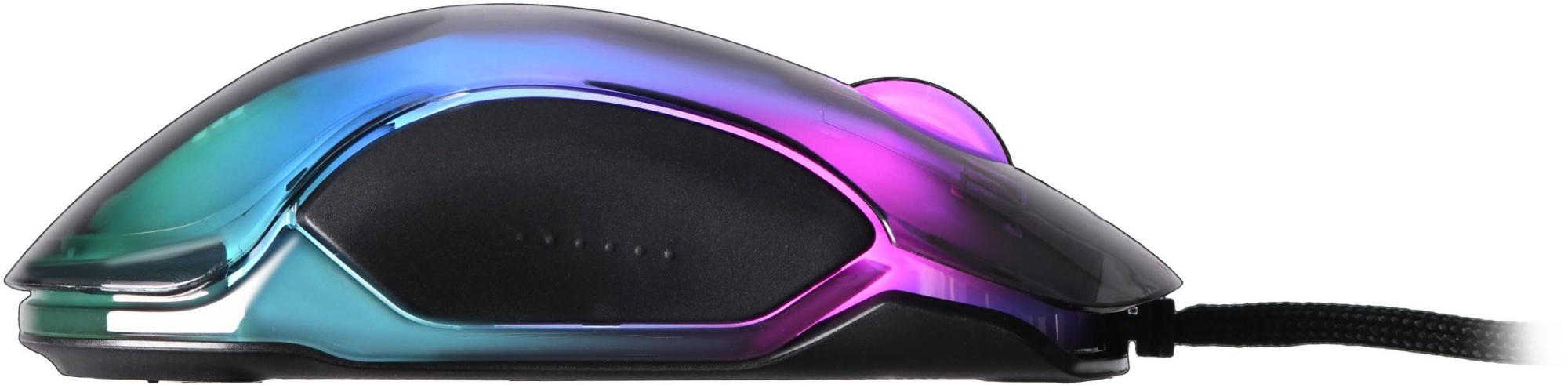 Мышь игровая 2E GAMING MG345 RGB USB Transparent, 2E-MG345TR [проводная, светодиодная, 12800 DPI]