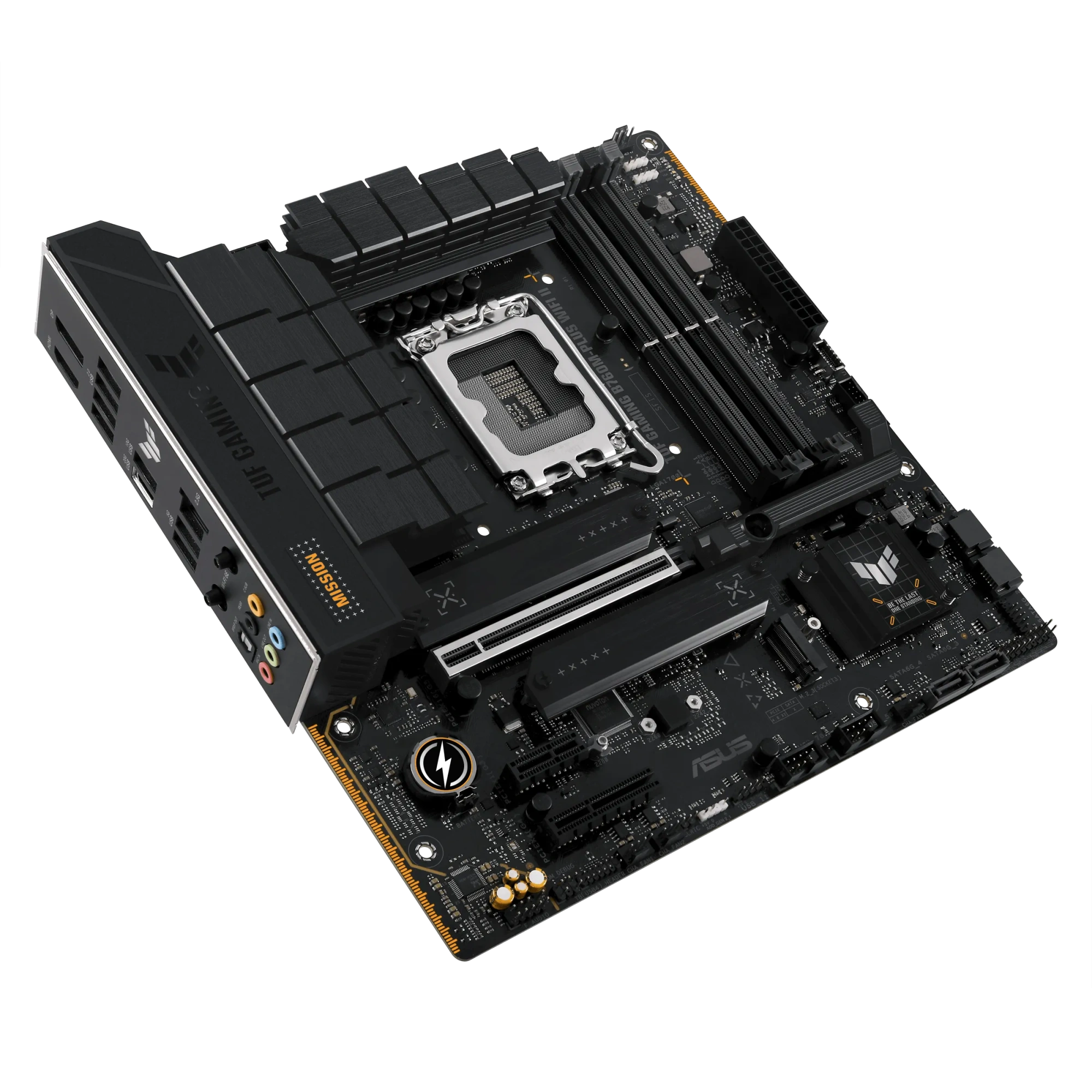 Материнская плата Asus TUF GAMING B760M-PLUS WIFI II, LGA 1700, Intel B760, 4xDDR 5, 3xM.2